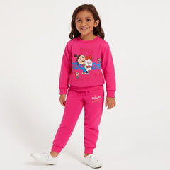 Agnes shocking pink tracksuit