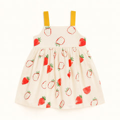 Girls strawberry frock