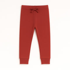 Girls red bow trouser