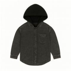 boys denim hood jacket