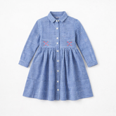 EMBROIDERY CHECK FROCK (Last Chance)