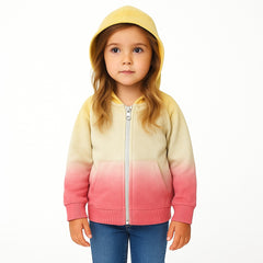 Girls Tye dye zipper