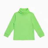 Emerald green high neck