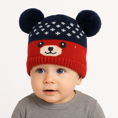 Boys Red bear cap