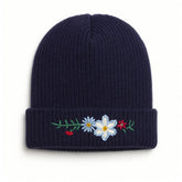 GIRLS FLOWER EMBROIDED CAP