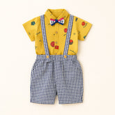 Boys yellow soccer 2 pc