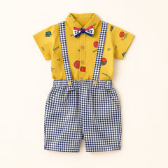 Boys yellow soccer 2 pc