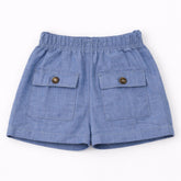Girls non denim pocket shorts