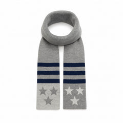 Boys gray star muffler
