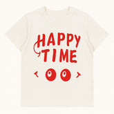 boys gray happy time t-shirt