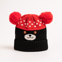 Boys Black bear cap