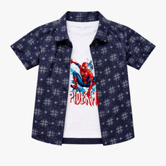 Boys Spider Hero Double shirt