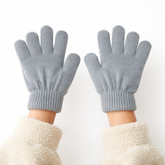 Girls gray glitter gloves (Last Chance)