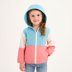 Girls blue pink snoopy jacket