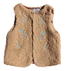 Girls skin wool shrug