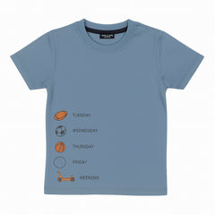 Boys blue tennis T-shirt