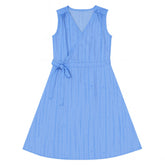 Girls blue open style frock