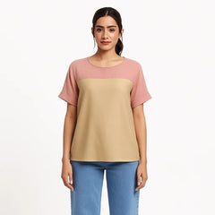 Ladies brown holographic Top