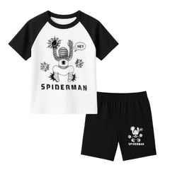 Boys black Spider-Man 2pc