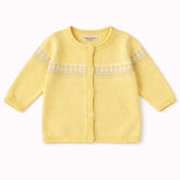 Yellow glitter cardigan