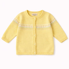 Yellow glitter cardigan