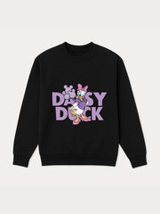 Girls Daisy Duck Fleece Sweatshirt