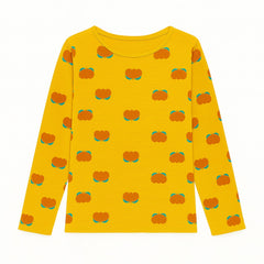 Girls yellow flower sweatshirt