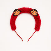 Girls red fur character hair band (Last Chance)