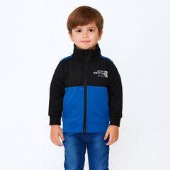 Boys blue and black upper