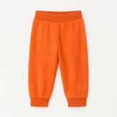 Girls orange velvet trouser