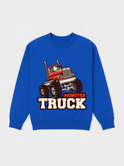 Boys Monster Truck Fleece Sweatshirt