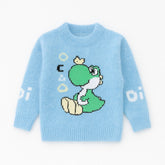 Boys blue Dino sweater