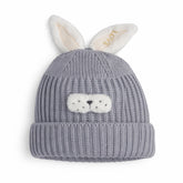 Gray rabbit cap