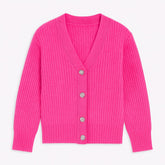 Girls pink cardigan