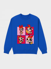 Girls Powerpuff Blossom Fleece Sweatshirt