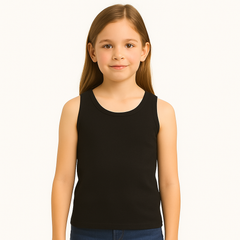 Girls black tank top
