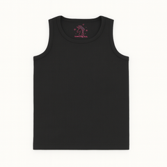Girls black tank top