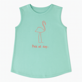 Girls green flymingo sando