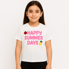 Girls happy summer day T-Shirt