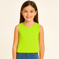 girls neon tank top
