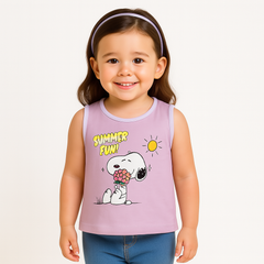 Girls purple snoopy sando