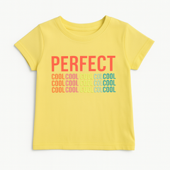 Girls yellow perfect T-Shirt