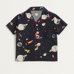 Boys spaceship cotton shirt