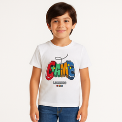 Boys White Game T-Shirt