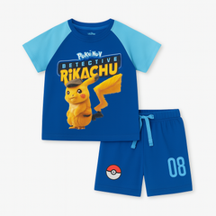 Boys blue pikachu 2pc