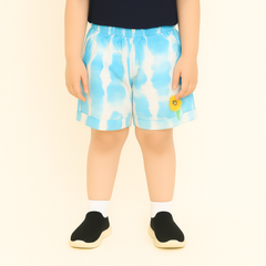 Blue tye n dye short