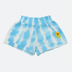 Blue tye n dye short