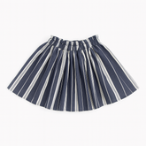 Girls blue and white lining skirt