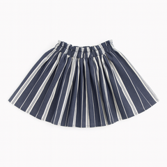 Girls blue and white lining skirt