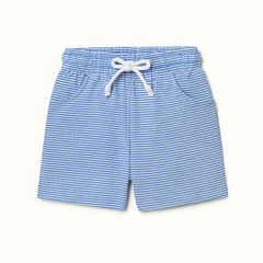Girls blue and white lining shorts